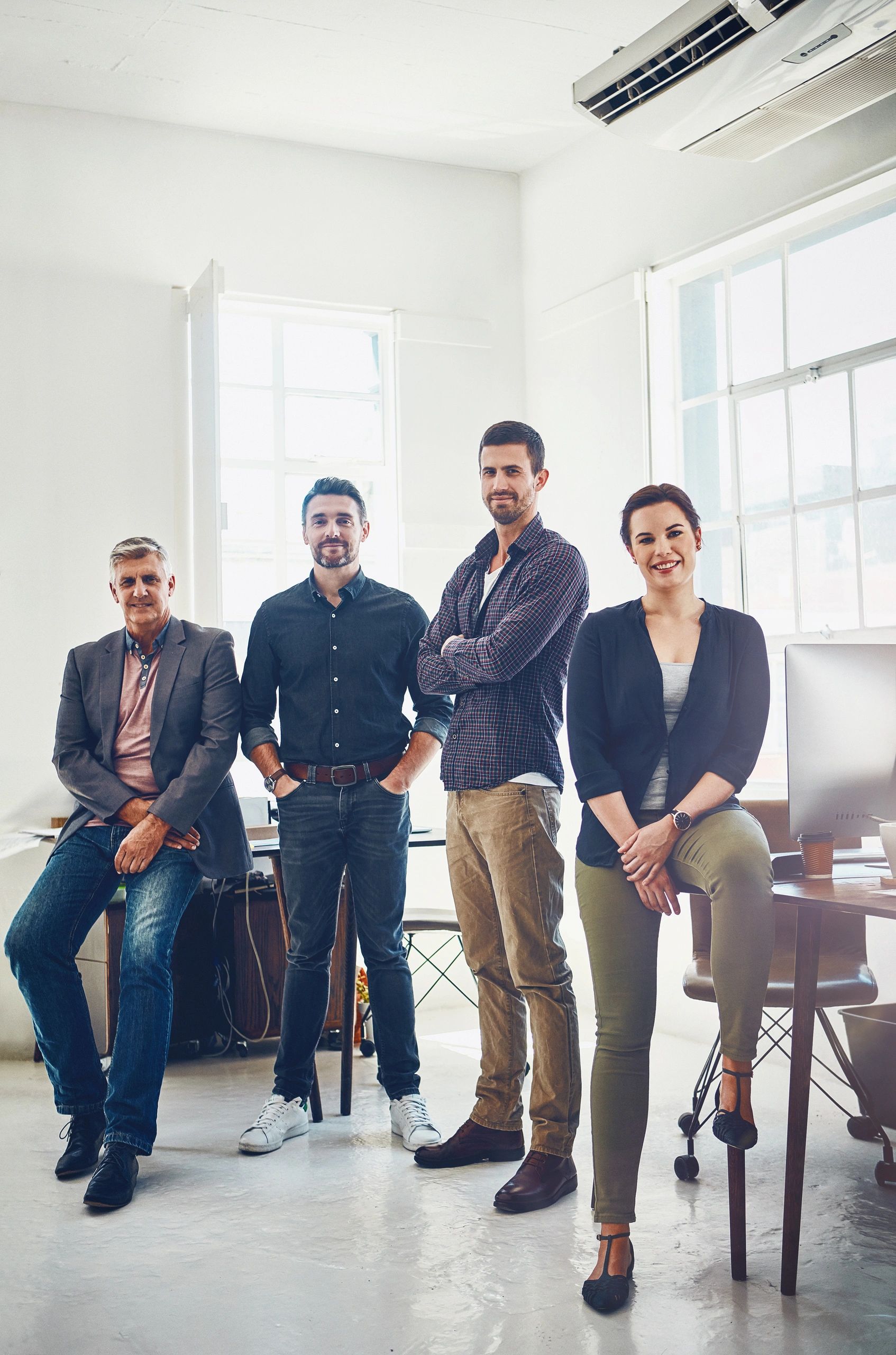 Team portrait representing field diagnostics staff